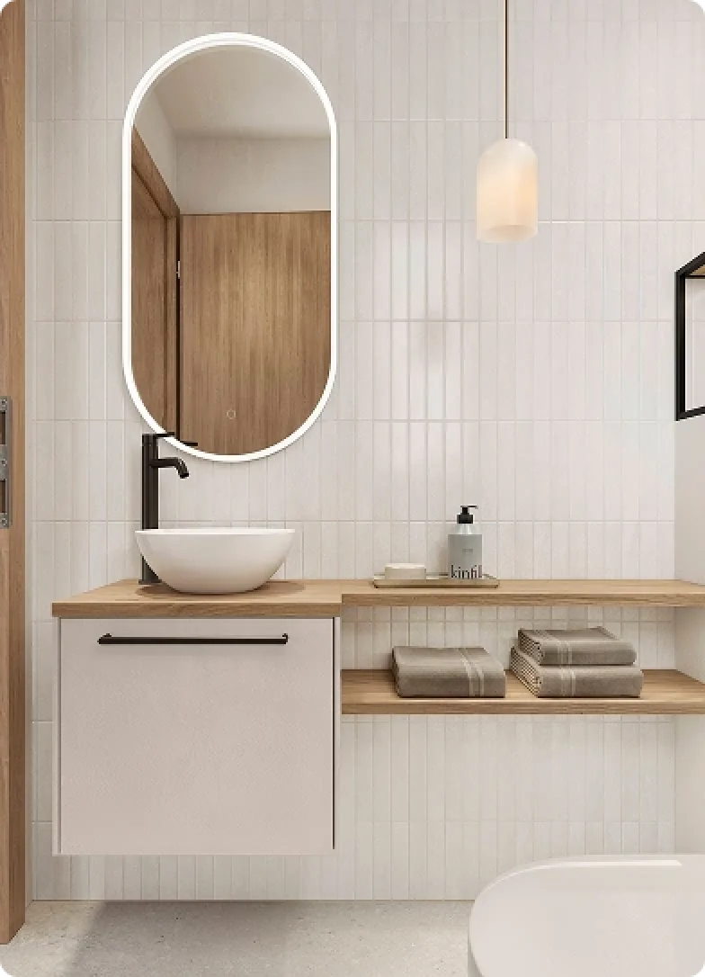 Salle de bain Look — finition