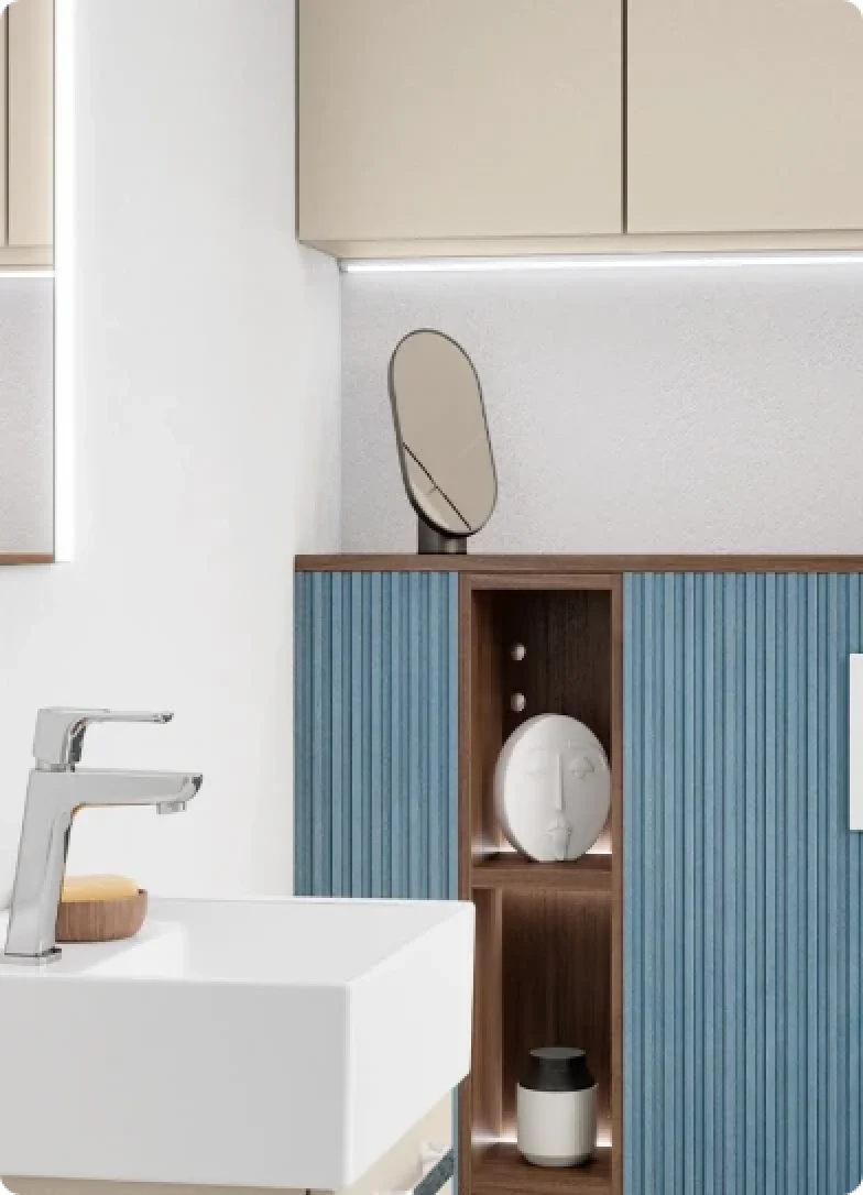 Salle de bain EasyTouch — finition